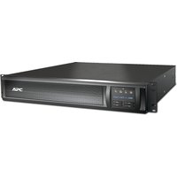 Black APC Smart-UPS X SMX1000I with LCD display, 8 C13 outlets, USB port, and expandable runtime feature.