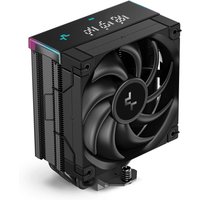 Black DeepCool AK400 Digital PRO air cooler with 12 cm fan, digital display, and RGB lighting accents.