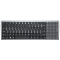 Black Dell Pro Plus Compact Keyboard KB740 with UK QWERTY layout, slim design, and numeric keypad.