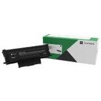 Black Lexmark B222H00 toner cartridge with green and white packaging box.
