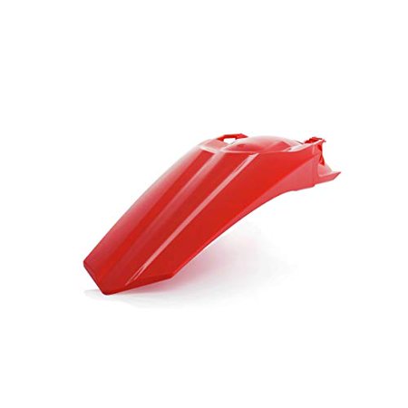 Red Acerbis rear fender designed for Honda CRF250R (2018-21) and CRF450R (2017-20), featuring a sleek, aerodynamic shape and durable plastic construction.