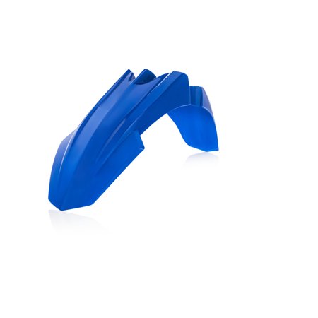 Acerbis front fender for Yamaha YZ85 (2022-2025) in vibrant blue, featuring a sleek, aerodynamic design made from durable plastic.