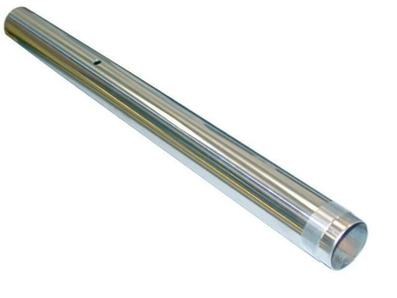 Chrome replacement fork tube for Suzuki GSF 1200 (1996-2005), featuring a sleek, polished finish and a single mounting hole near the top.