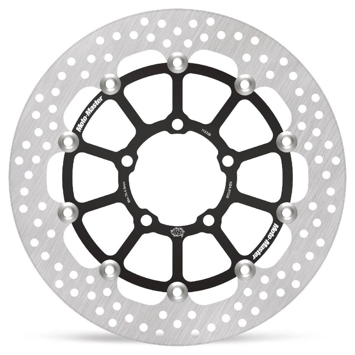 Moto Master 112329 - Moto Master Halo Series Floating Brake Disc for Triumph Tiger 900 GT - Silver
