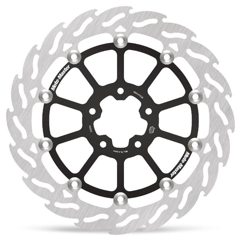 Moto Master 112351 - Moto Master Flame Series Floating Brake Disc for Harley Davidson RA 1250 S 2021-2024 Front Left
