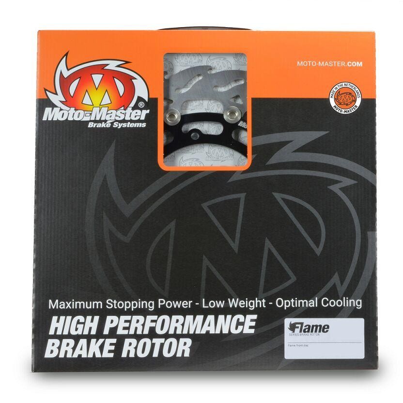 113130 - Moto Master Flame Series Floating Brake Disc For Ducati XDIAVEL 1262S - Black - image 2