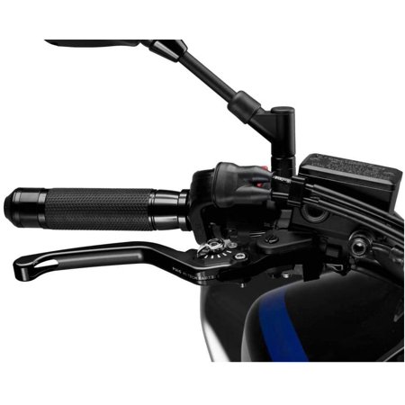 Puig Fixed V3 Brake Lever in black with a silver selector, designed for Ducati 1098 (2007-2008), featuring a sleek, durable design and textured grip.