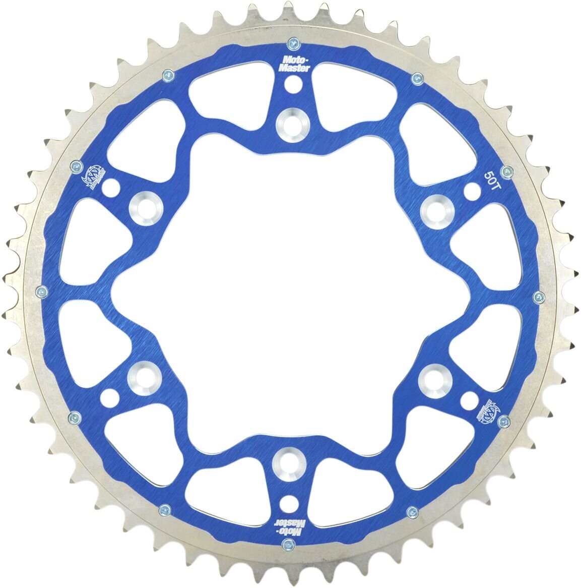 Moto Master 620123449 - Moto Master Fusion Dual Rear Sprocket for Husqvarna CR125 1991-2013 Rear Blue 49T