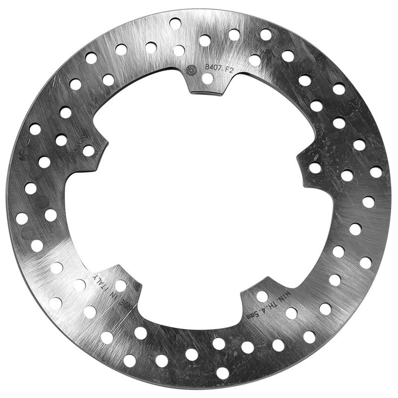Brembo BREMBO 68B407F2 Brake Disc PRIME - Serie-Oro - Fixed Disc Rear, Perforated