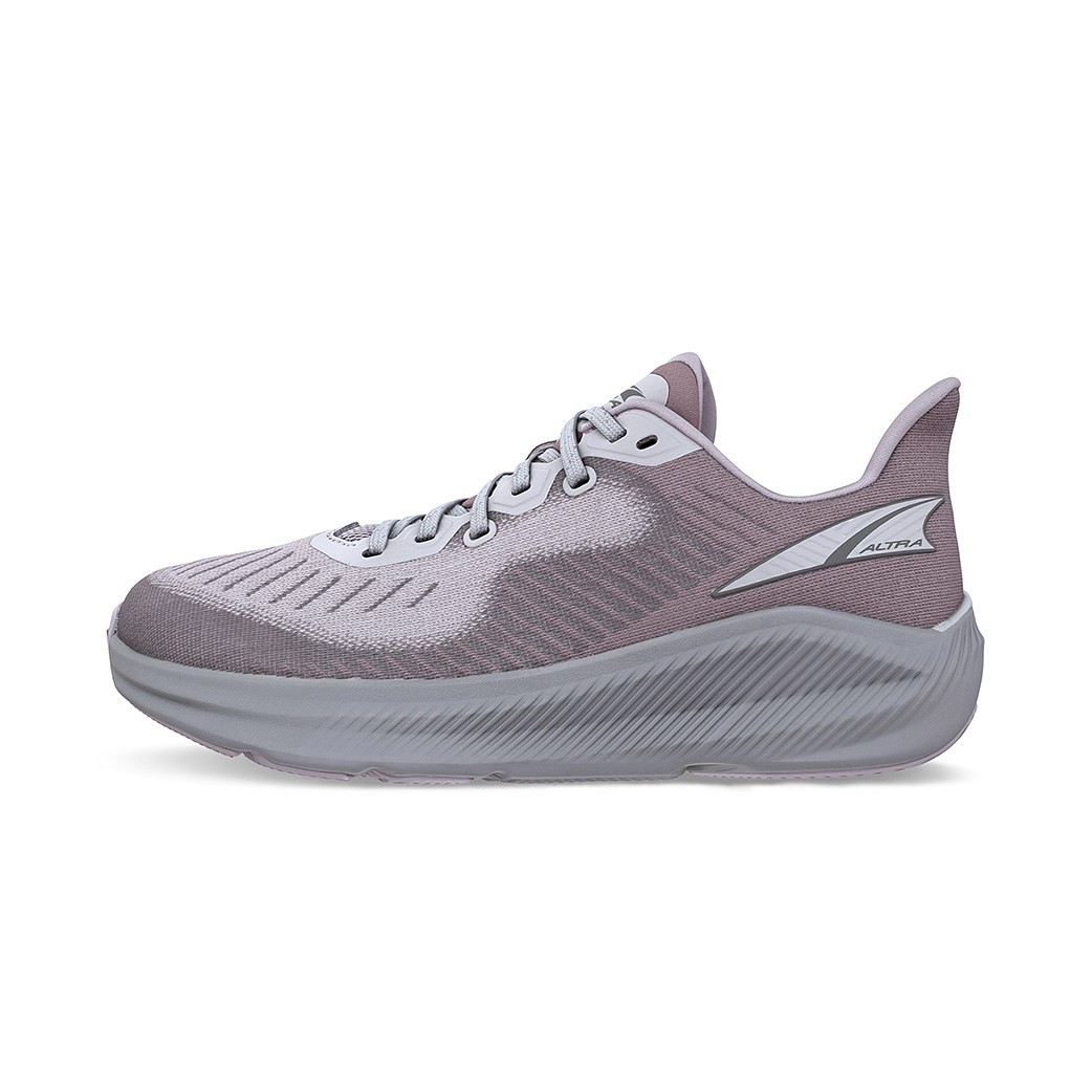 Purple Altra Experience Form women's running shoes featuring a breathable mesh upper, cushioned sole, and a sleek design, size 6.5.