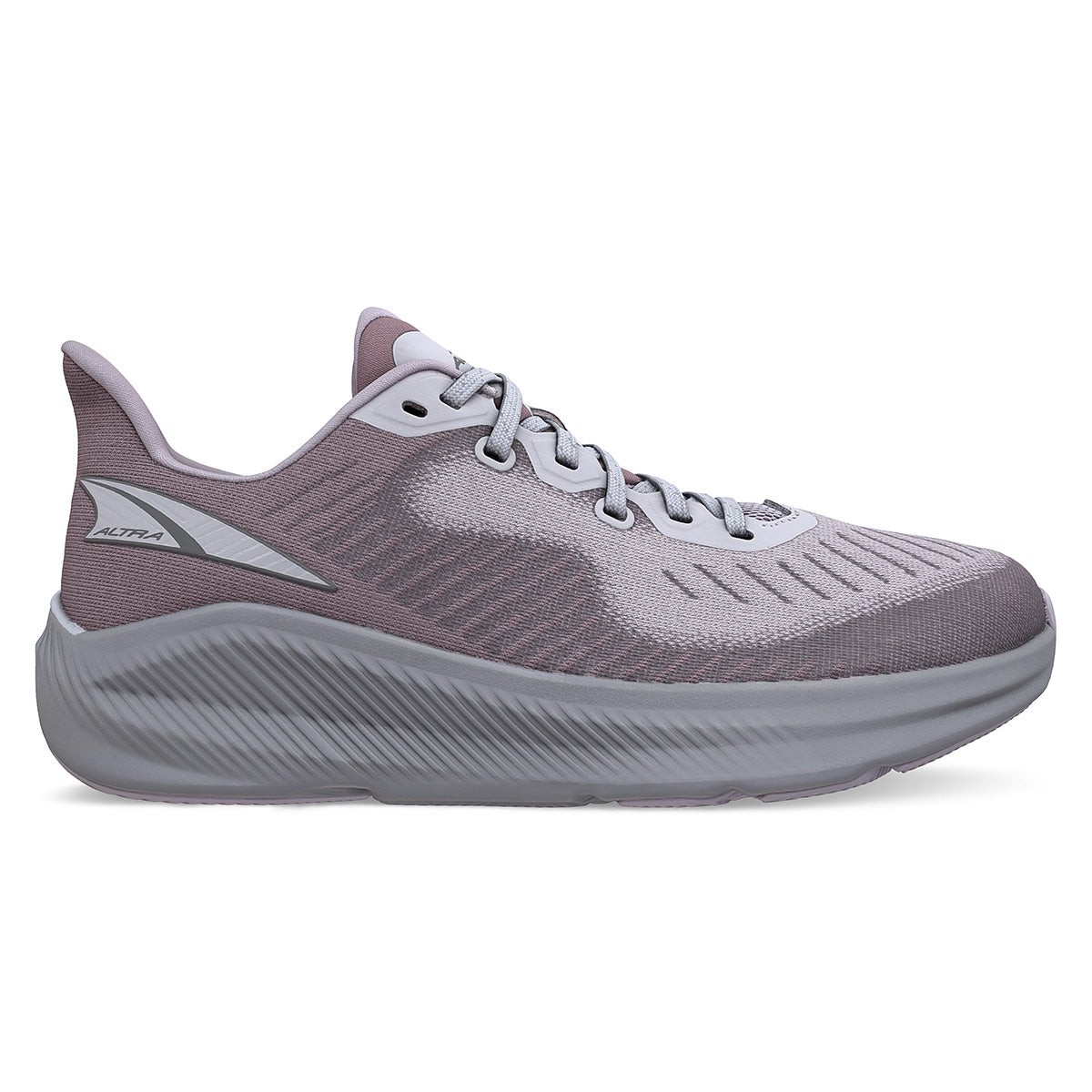 Purple Altra Experience Form women's running shoes in size 8.5, featuring a breathable mesh upper, cushioned sole, and a sleek, modern design.
