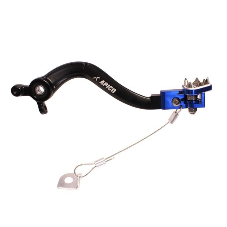 Apico Apico Brake Pedal - Husqvarna TC85 & KTM SX85 2018-24 - Black/ Blue