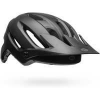 Matte/gloss black Bell 4Forty MIPS helmet, small size, with aerodynamic vents and adjustable visor.