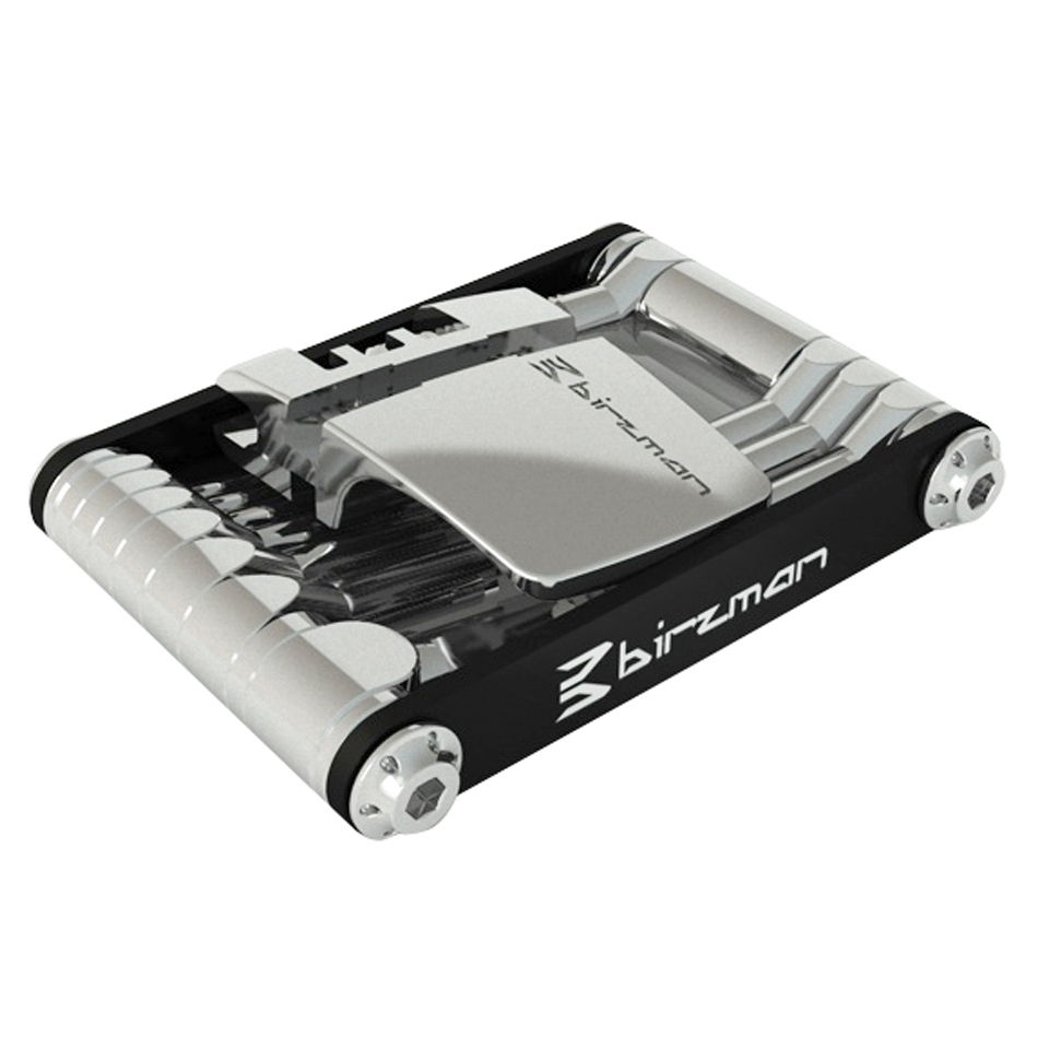 Silver Birzman Feexman E-Version 15 multi-tool featuring a sleek design with multiple tool options, a sturdy metal body, and a compact, portable form factor.