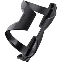 Black Birzman Uncage Side Draw Bottle Cage with sleek, angular design and side access for easy bottle retrieval.
