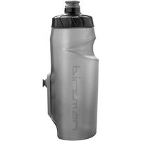Gray Birzman Water Bottle Cleat with black cap, ergonomic grip, and side-mounted cleat attachment.