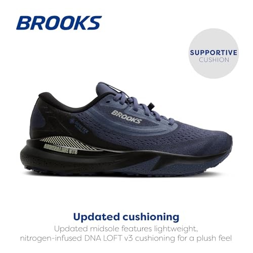 Brooks Adrenaline GTS 24 GTX Mens | Black/Nightshadow/Coconut - Black / Standard / 10 - image 2