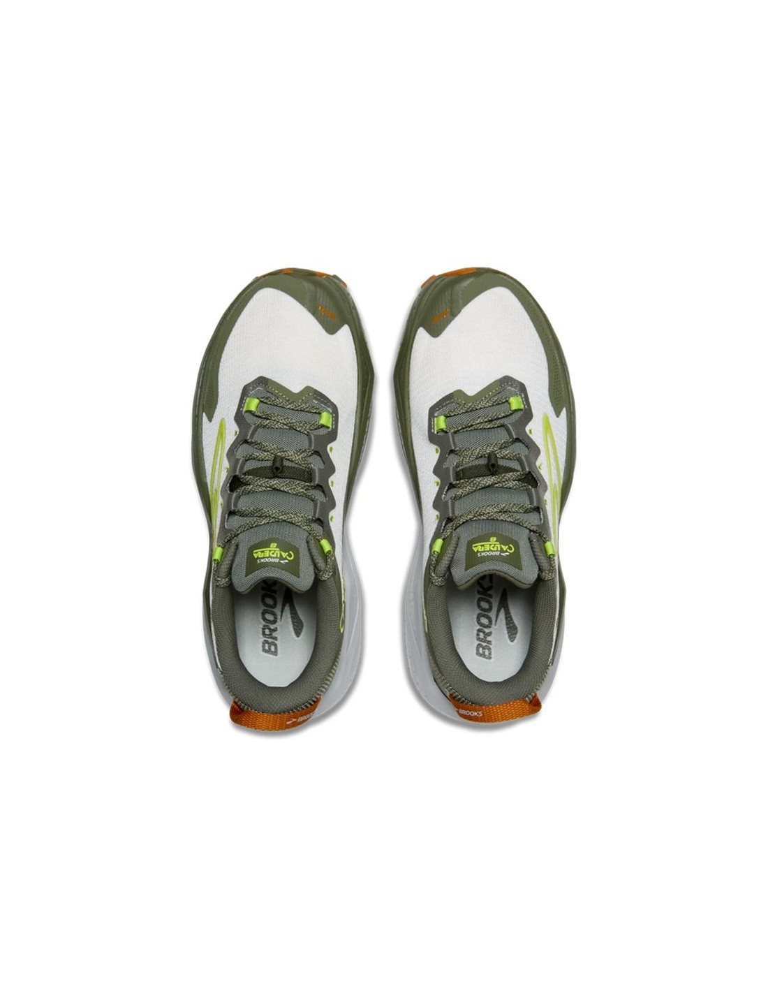 Brooks Caldera 8 Mens | Dusty Olive/lime/oyster - Green / Standard / 7.5 - image 3