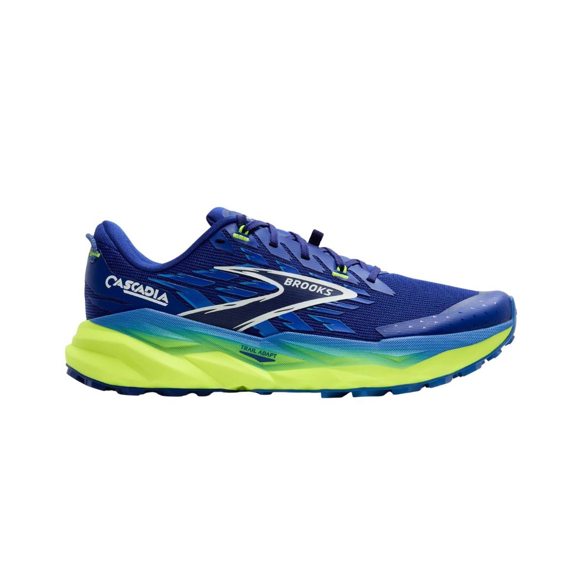 Brooks Brooks Cascadia 19 Mens | Surf the Web/nightlife/white - Blue / Standard / 11