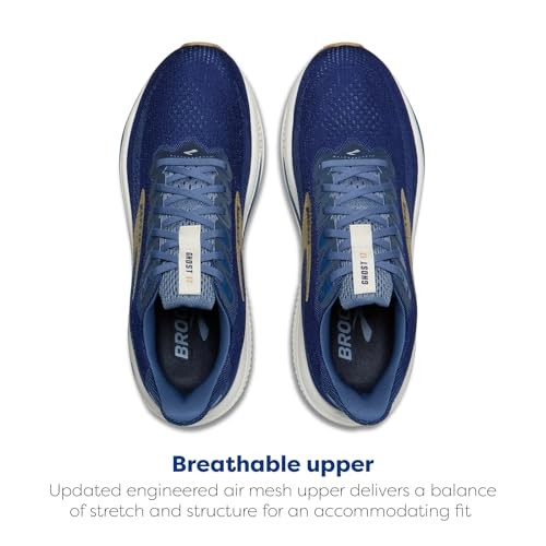 Brooks Ghost 17 Mens | Beacon Blue/moonlight/starfish - Navy / 6 / Standard - image 4