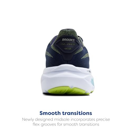 Brooks Ghost 17 Mens | Peacoat/lime/blue - Navy / Standard / 9 - image 2