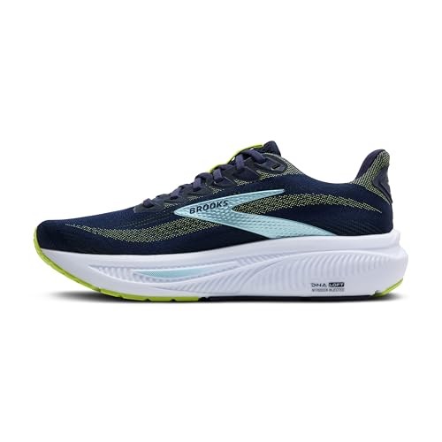 Brooks Ghost 17 Mens | Peacoat/lime/blue - Navy / Standard / 9 - image 4