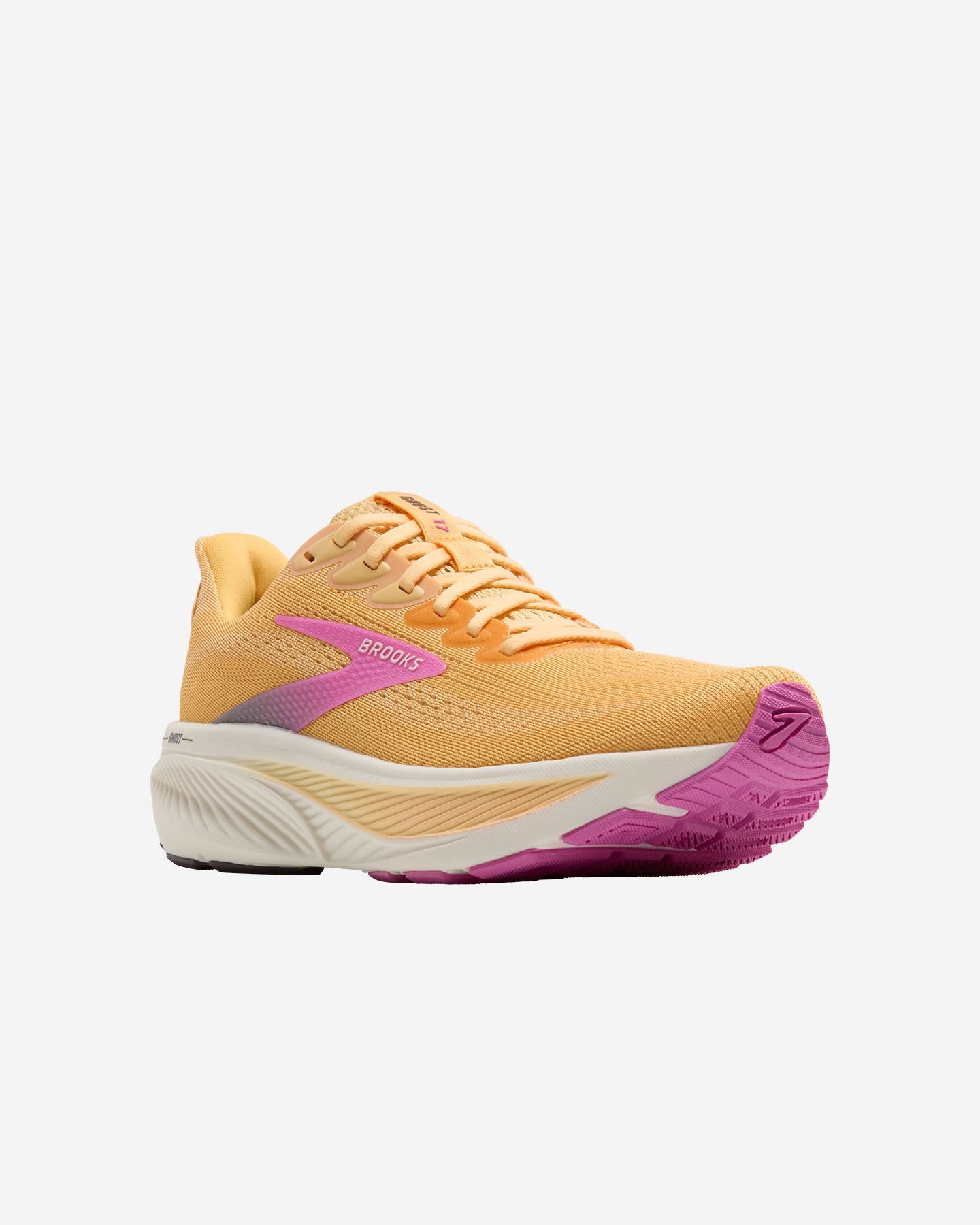 Brooks Ghost 17 Womens | Apricot/grey/pink - Apricot / Standard / 5.5 - image 2