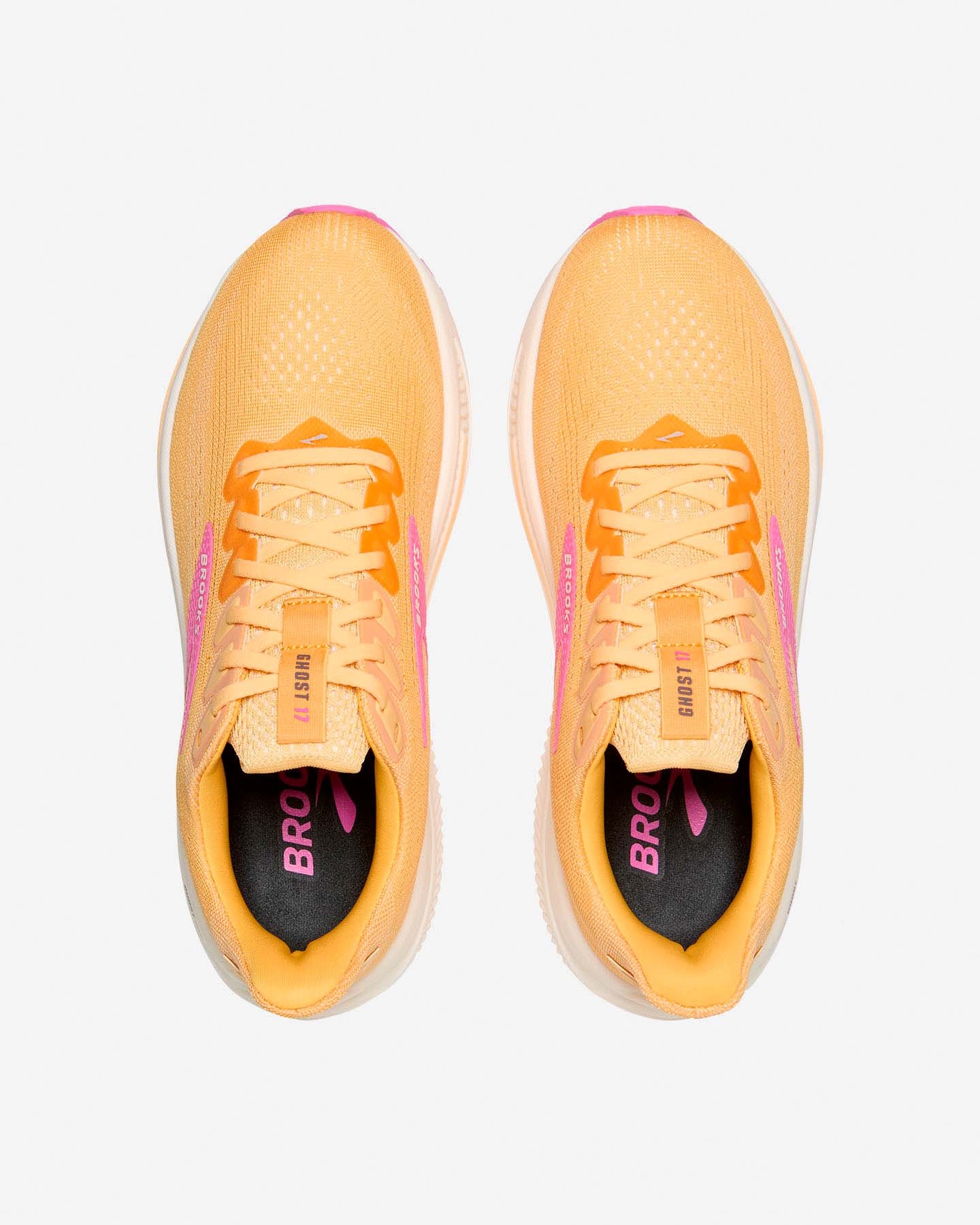 Brooks Ghost 17 Womens | Apricot/grey/pink - Apricot / Standard / 5.5 - image 4