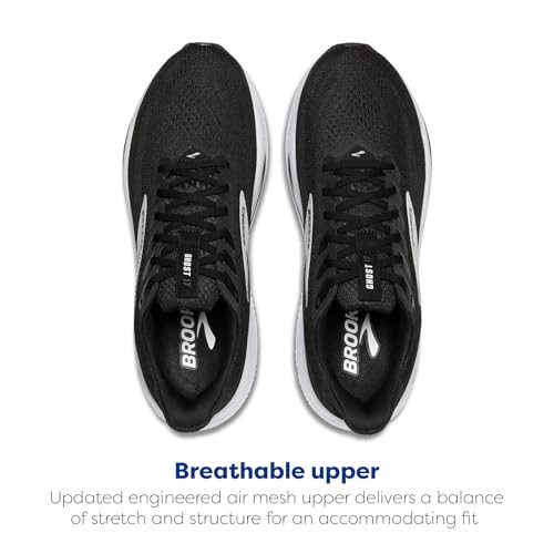 Brooks Ghost 17 Womens | Black/grey/white - Black / Standard / 3 - image 4