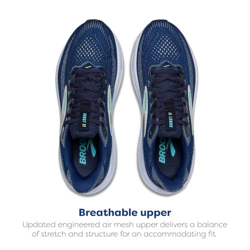 Brooks Ghost 17 Womens | Navy/green/turquoise - Navy / Standard / 6.5 - image 4