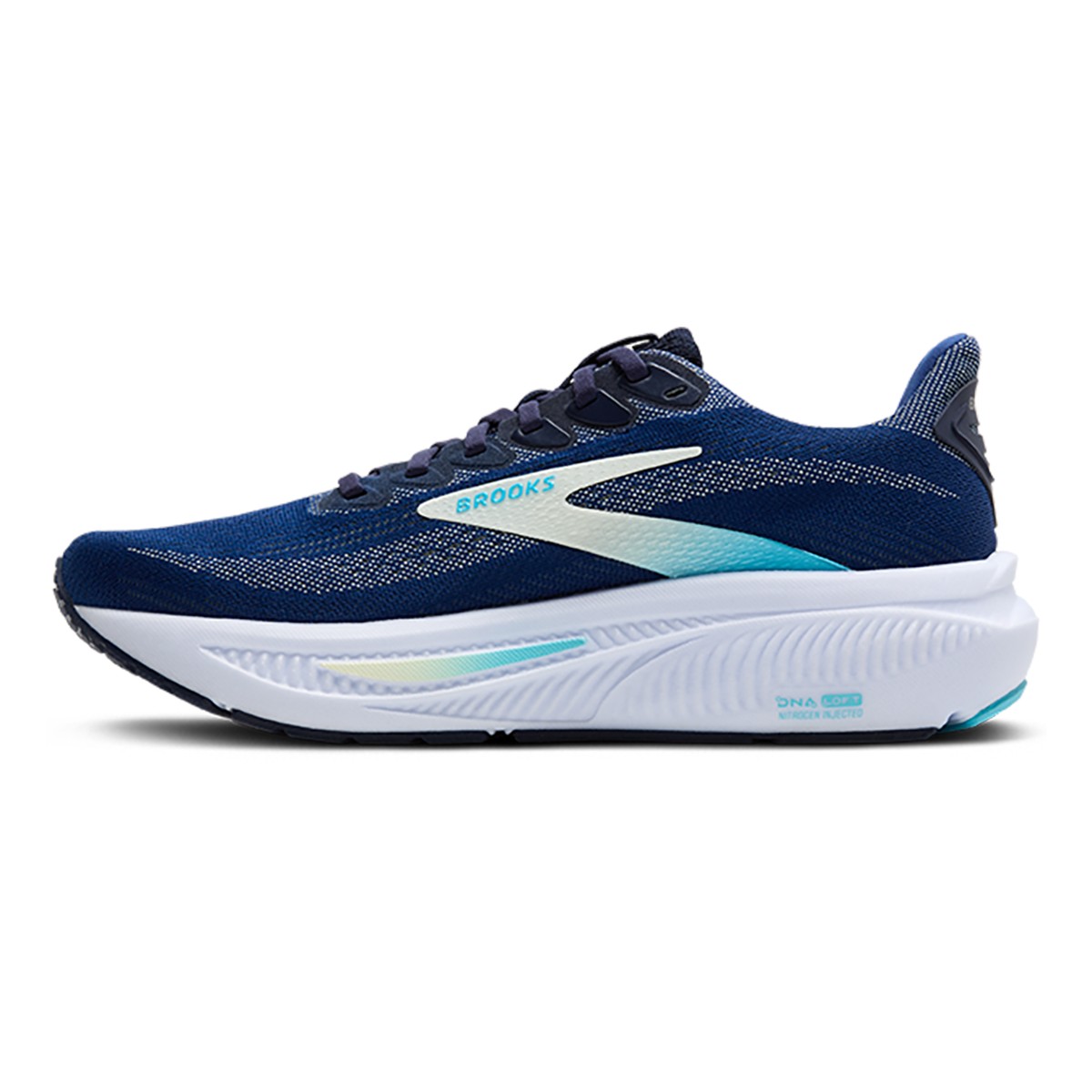 Brooks Ghost 17 Womens | Navy/green/turquoise - Navy / Standard / 7 - image 2