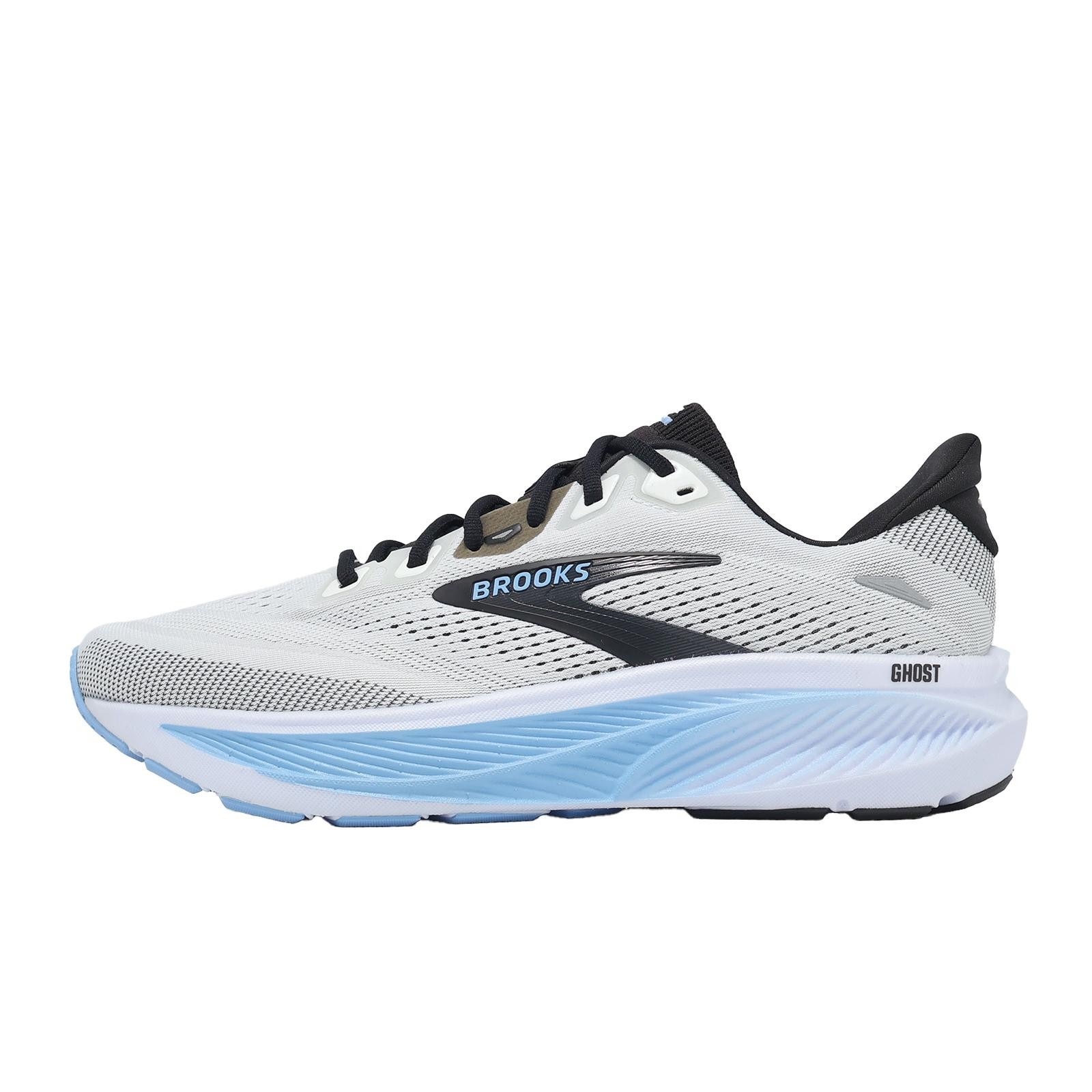 Brooks Ghost 18 Mens | White/black/open Air - White / 10 / Wide - image 2