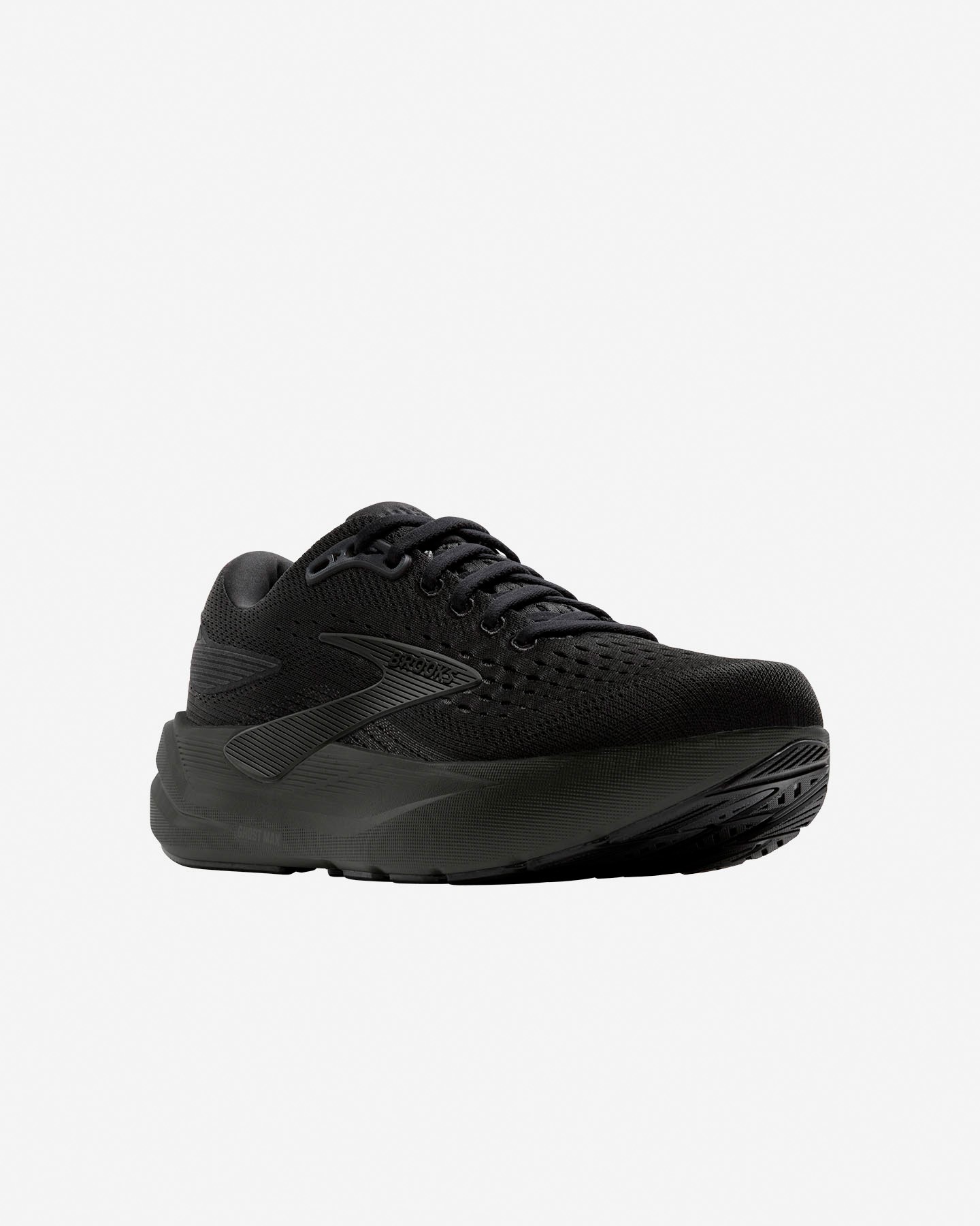 Brooks Ghost Max 3 Mens | Black/Black/Ebony - Black / Standard / 8 - image 2