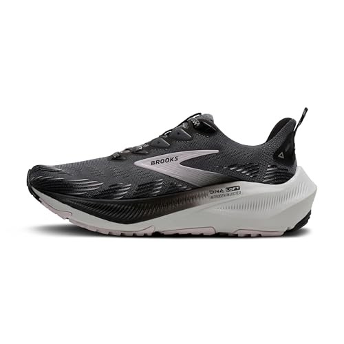 Brooks Ghost Trail Womens | Poppy Seed/Black/Pink - Grey / 7 / Standard - image 5