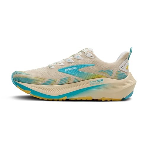 Brooks Ghost Trail Womens | Sand/star White/golden Hour - Beige / 4 / Standard - image 5