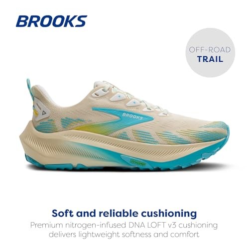 Brooks Ghost Trail Womens | Sand/star White/golden Hour - Beige / 8 / Standard - image 2