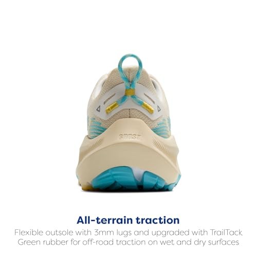 Brooks Ghost Trail Womens | Sand/star White/golden Hour - Beige / 8 / Standard - image 3
