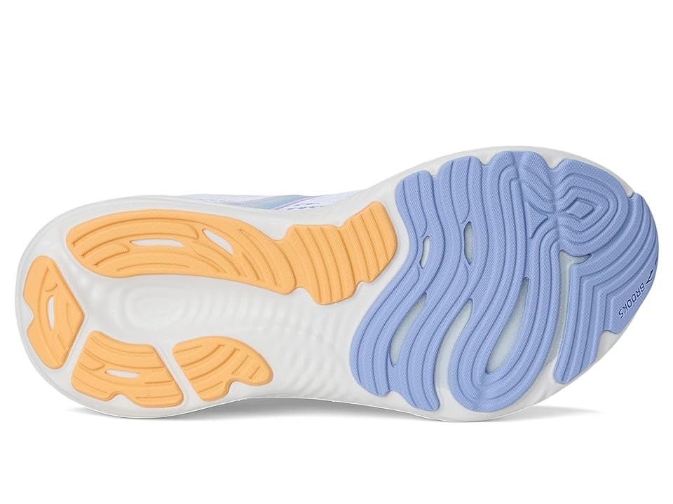 Brooks Glycerin 22 Womens | White/Blue Heron/Apricot - White / Standard / 10 - image 3