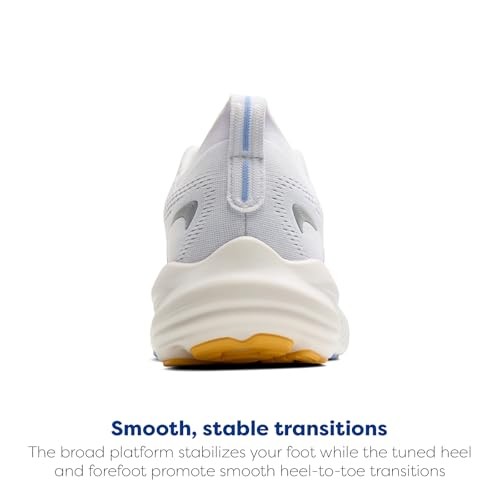 Brooks Glycerin 22 Womens | White/Blue Heron/Apricot - White / Standard / 7.5 - image 3