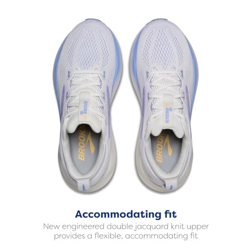 Brooks Glycerin 22 Womens | White/Blue Heron/Apricot - White / Standard / 7.5 - image 4