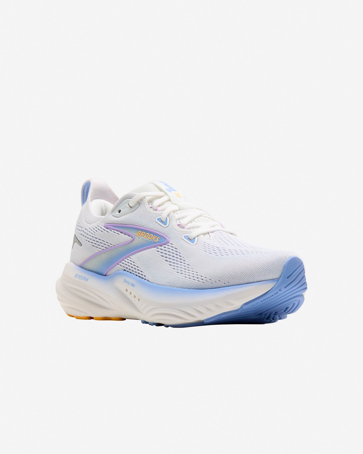 Brooks Glycerin 22 Womens | White/Blue Heron/Apricot - White / Standard / 7 - image 2