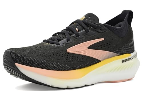 Brooks Brooks Women’s Glycerin GTS 23 Supportive Running Shoe - Black/Peach/Nightlife - 7.5 Medium