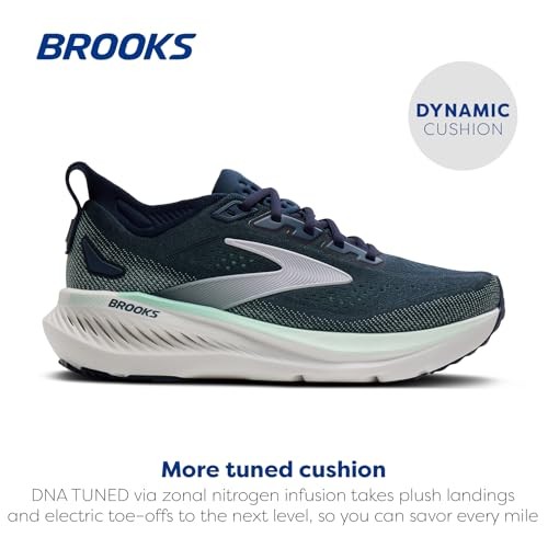 Brooks Glycerin GTS 23 Womens | Spellbound/yucca/pink - Navy / 4 / Standard - image 2