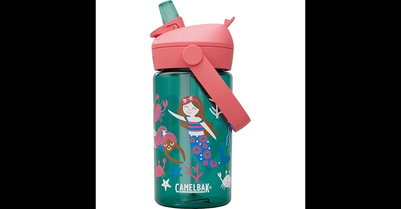 Camelbak Thrive Flip Straw Kids 414ml Bottle with Tritan Renew - Mermaid Friends - image 2