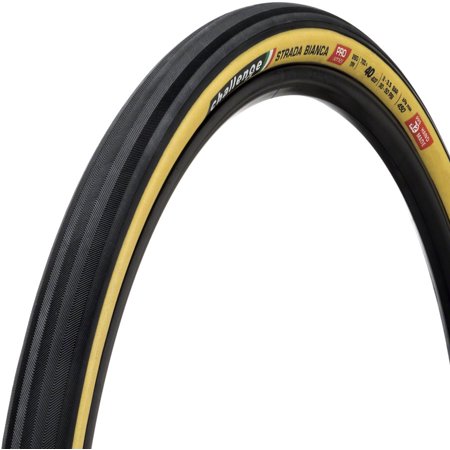 Challenge Challenge Strada Bianca Handmade Gravel Tyre - 700 X 40Black / Tan
