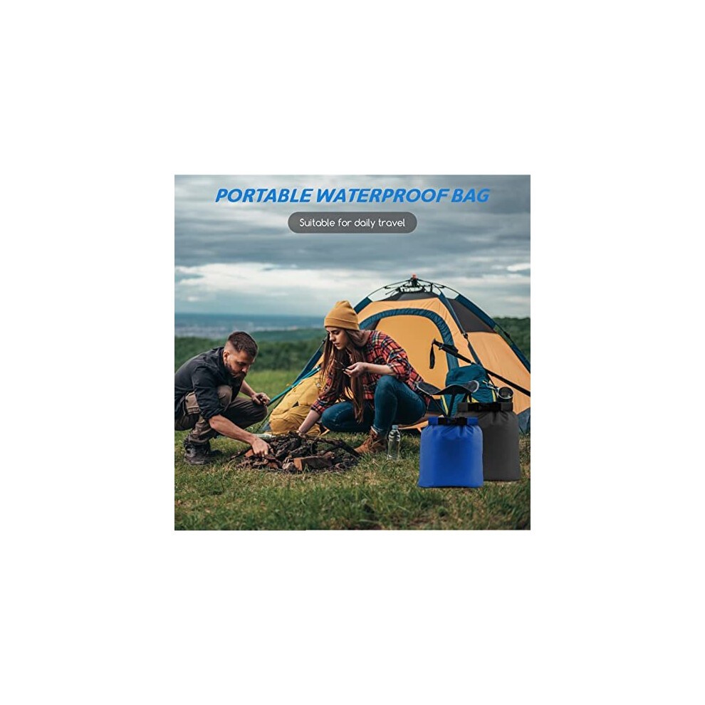CNMTCCO Waterproof Dry Bag Set 6 Pcs,Lightweight Drybag Canoe Bags with 1.5L, 2.5L, 3L, 3.5L, 5L, 8L Waterproof Bag for Kayaking Rafting Boating Hiking Camping Travel Backpacking - image 3