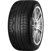 Continental ContiForceContact tire, 255/35 ZR20, black with kerbing rib, asymmetric tread pattern, mounted on alloy wheel.