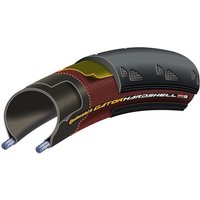 Black Continental Gator Hardshell 700c road tyre with Duraskin protection and textured tread pattern.