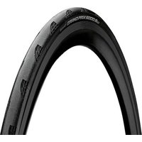 Black Continental Grand Prix 5000S tubeless road tyre with textured tread and sleek aerodynamic design