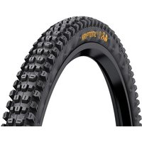Black Continental MTB tyre with aggressive tread pattern, 27.5" x 2.4", foldable design, Kryptotal branding in yellow.